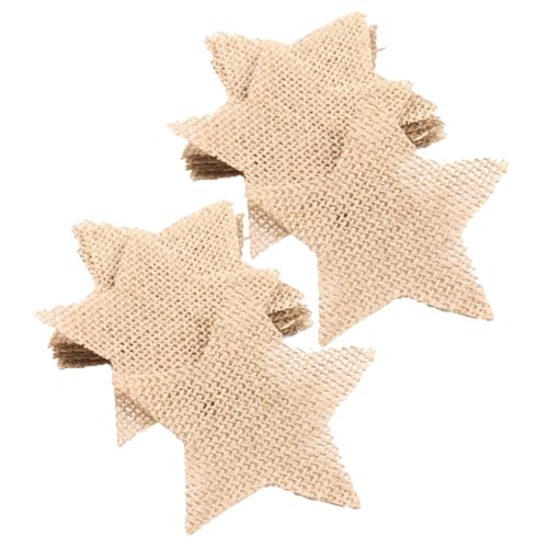 HEALSOPTHY 20 Stück Teiliges Weihnachtliche Jutestücke Sternform Beidseitig Bemalbar zum Basteln Nähen und Dekorieren Vintage Weihnachtsbaumschmuck aus Natürlichem Sackleinen für Fenster Wand HEALSOPTHY 20 Stück Teiliges Weihnachtliche Jutestücke Sternform Beidseitig Bemalbar zum Basteln Nähen und Dekorieren Vintage Weihnachtsbaumschmuck aus Natürlichem Sackleinen für Fenster Wand von HEALSOPTHY