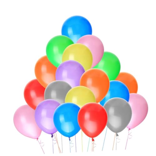 HEALSOPTHY 200 Stück 10 Party-latexballon Königliche Luftballons Runde Luftballons Hochzeitsballons Abschlussfeier Dekorationen Party-ballon- Partyballons Junggesellinnenparty Geburtstag von HEALSOPTHY