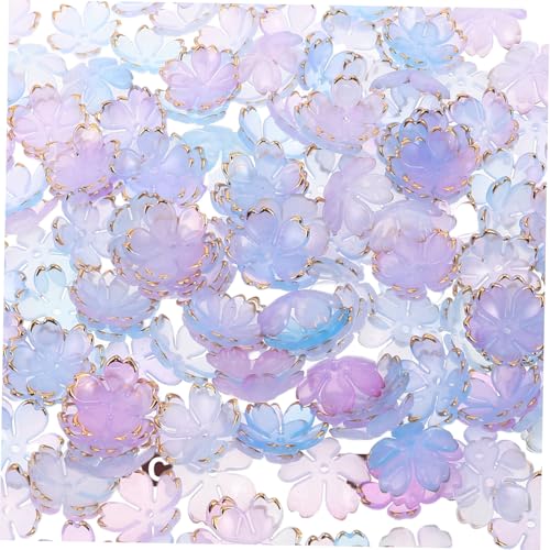 HEALSOPTHY 200 Stück Acryl Blütenperlen mit Farbverlauf Blütenblatt Schmuckkappen Leichte Langlebige Spacer für DIY Schmuckherstellung Halsketten Armbänder und Frühlingsaccessoires HEALSOPTHY 200 Stück Acryl Blütenperlen mit Farbverlauf Blütenblatt Schmuckkappen Leichte Langlebige Spacer für DIY Schmuckherstellung Halsketten Armbänder und Frühlingsaccessoires von HEALSOPTHY