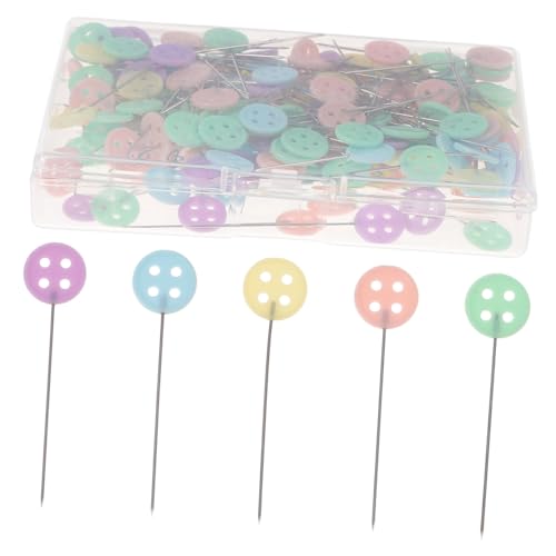 HEALSOPTHY 200 Stück Flache Knopfkopf Stecknadeln Bunte Nähnadeln Für DIY Handwerk Nähen Quilten Markieren Dekorieren Dünn Langlebig Leicht Nähen HEALSOPTHY 200 Stück Flache Knopfkopf Stecknadeln Bunte Nähnadeln Für DIY Handwerk Nähen Quilten Markieren Dekorieren Dünn Langlebig Leicht Nähen von HEALSOPTHY