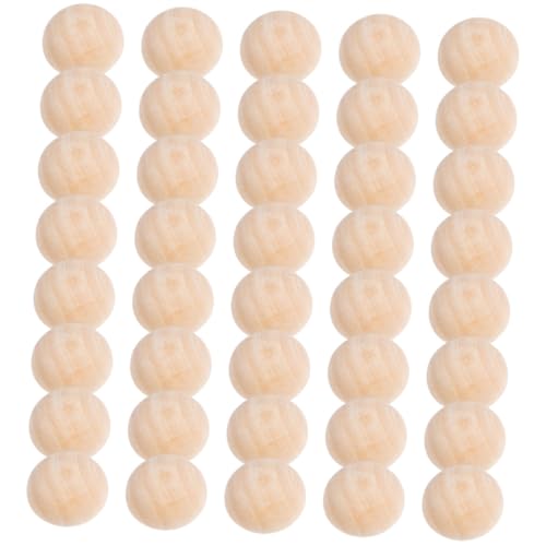 HEALSOPTHY 200 Stück Natürliche Halbrunde Holzkugeln Unbehandelte Holzperlen für DIY Schmuckherstellung Langlebig und Vielseitig für Bastelprojekte und Handgefertigte Armbänder HEALSOPTHY 200 Stück Natürliche Halbrunde Holzkugeln Unbehandelte Holzperlen für DIY Schmuckherstellung Langlebig und Vielseitig für Bastelprojekte und Handgefertigte Armbänder von HEALSOPTHY