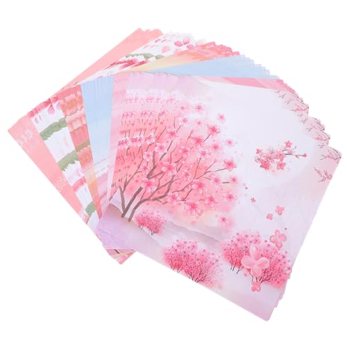 HEALSOPTHY 200 Stück Origami Faltpapier Doppelseitiges Bastelpapier für DIY Handwerksprojekte für Anfänger und Fortgeschrittene Geeignet für Scrapbooking und Papierkunst von HEALSOPTHY