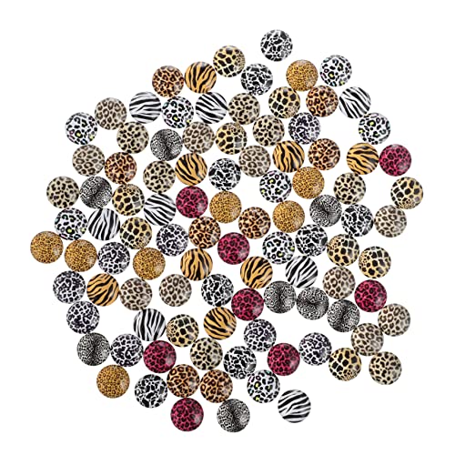 HEALSOPTHY 200 Stück Patch Anhänger Leopard Muster Schmuckzubehör für Kreative Bastelprojekte und Persönliche Schmuckstücke für und Armbänder von HEALSOPTHY