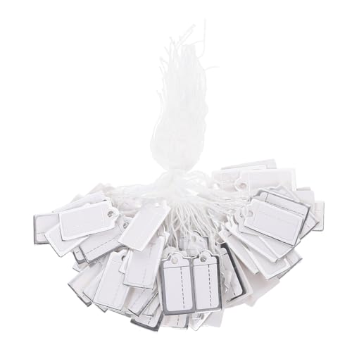 HEALSOPTHY 200 Stück Preisetiketten aus Papier mit Baumwollfaden Kleine Schmuck Preisschilder zum Anhängen Stabile und Beschreibbare Preisschilder für Einzelhandel für Schmuck Kleidung Uhren HEALSOPTHY 200 Stück Preisetiketten aus Papier mit Baumwollfaden Kleine Schmuck Preisschilder zum Anhängen Stabile und Beschreibbare Preisschilder für Einzelhandel für Schmuck Kleidung Uhren von HEALSOPTHY