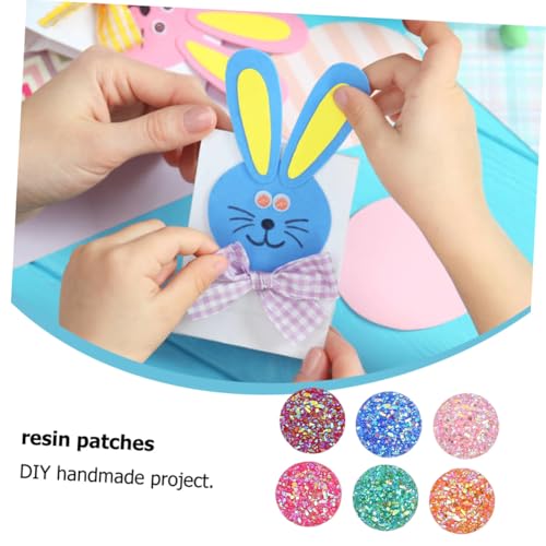 HEALSOPTHY 200 Stück Resin Cabochons Flach Gewölbt Gemischt DIY Schmuckherstellung Schmucksteine Basteln Harz Patches für Anhänger Ohrringe und Kreative Projekte von HEALSOPTHY