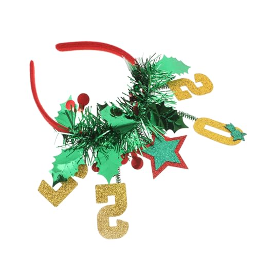 HEALSOPTHY 2025 Sterne Stirnband Feier Neujahr Stirnband weihnachtliche Kopfbedeckungen Reifen neujahr haarreif neujahrsdekoration neues jahr stirnband Haarband für die Neujahrsparty ABS、PET HEALSOPTHY 2025 Sterne Stirnband Feier Neujahr Stirnband weihnachtliche Kopfbedeckungen Reifen neujahr haarreif neujahrsdekoration neues jahr stirnband Haarband für die Neujahrsparty ABS、PET von HEALSOPTHY