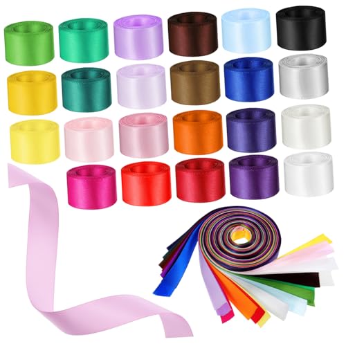 HEALSOPTHY 23 Schleife Bänder aus textilen Materialien farbiges Band Stoffband Wickelband doppelseitiges Satinband Dekorationsband Satin Dekoration Urlaubsband Bogen machen Band reinigen HEALSOPTHY 23 Schleife Bänder aus textilen Materialien farbiges Band Stoffband Wickelband doppelseitiges Satinband Dekorationsband Satin Dekoration Urlaubsband Bogen machen Band reinigen von HEALSOPTHY