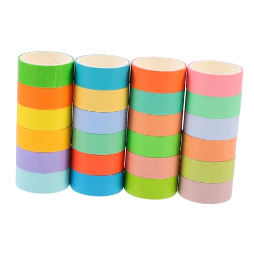 HEALSOPTHY 24 Rollen Washi Tape Buntes DIY Klebeband für Scrapbooking Geschenkverpackung Partydekoration und Planer Vielseitige Dekorative Masking Tapes für Kreative Notizbücher HEALSOPTHY 24 Rollen Washi Tape Buntes DIY Klebeband für Scrapbooking Geschenkverpackung Partydekoration und Planer Vielseitige Dekorative Masking Tapes für Kreative Notizbücher von HEALSOPTHY