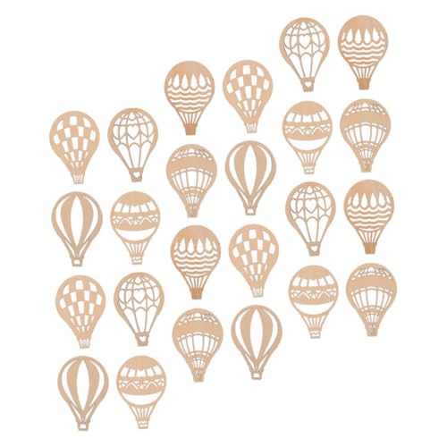 HEALSOPTHY 24 Stück Holzplatten Unbehandelte Holzscheiben Bastelbedarf Heißluftballon Holzschneider für DIY Kunsthandwerk Unbemalt für Kreative Projekte HEALSOPTHY 24 Stück Holzplatten Unbehandelte Holzscheiben Bastelbedarf Heißluftballon Holzschneider für DIY Kunsthandwerk Unbemalt für Kreative Projekte von HEALSOPTHY