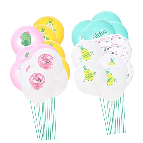 HEALSOPTHY 24 Stück Kaktus Ballon Mehrfarbig Dekorationen Fotografie-requisiten Luftballons Für Die Sommerparty Feier Ballon Latexballon Partyballons Luftballons Im Hawaii-stil Emulsion HEALSOPTHY 24 Stück Kaktus Ballon Mehrfarbig Dekorationen Fotografie-requisiten Luftballons Für Die Sommerparty Feier Ballon Latexballon Partyballons Luftballons Im Hawaii-stil Emulsion von HEALSOPTHY