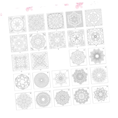 HEALSOPTHY 24 Stück Mandala-Schablonen mandala schablonen zeichenschablonen Drawing Stencils Painting Stencils Wände Schablonen für Kreide malen Malschablonen Bastelbedarf zum Selbermachen HEALSOPTHY 24 Stück Mandala-Schablonen mandala schablonen zeichenschablonen Drawing Stencils Painting Stencils Wände Schablonen für Kreide malen Malschablonen Bastelbedarf zum Selbermachen von HEALSOPTHY