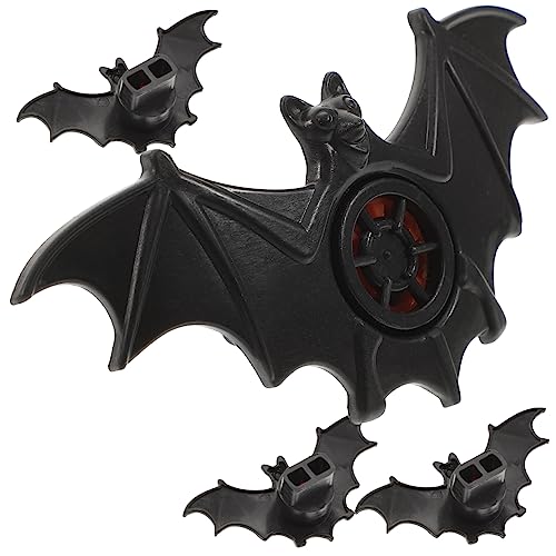 HEALSOPTHY 24 Stück Teiliges Halloween Fledermaus Pfeifenset aus Kunststoff Kreatives Bat Whistle für Lustiges Party Mitgebsel und Bunte Deko für Halloween von HEALSOPTHY