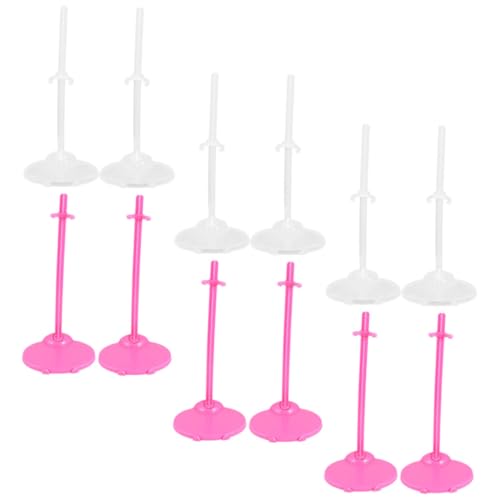 HEALSOPTHY 24 Stück Teiliges Puppenständer aus Transparentem und Rosa Stabile Doll Support Racks Leichte Figurenhalter für Puppenhausmöbel Tragbar und Langlebig für Puppen Displays HEALSOPTHY 24 Stück Teiliges Puppenständer aus Transparentem und Rosa Stabile Doll Support Racks Leichte Figurenhalter für Puppenhausmöbel Tragbar und Langlebig für Puppen Displays von HEALSOPTHY