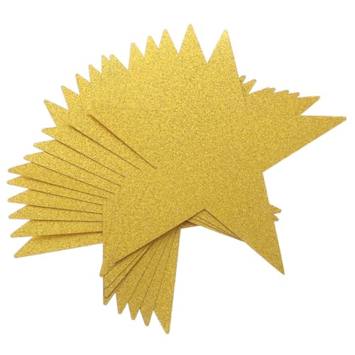 HEALSOPTHY 24 Stück goldene Sternaufkleber zeichenpapier hochzeitsdekoration Klassenzimmer Dekoration Tischdekoration Sternausschnitte für Pinnwand Partydekorationen mit Sternenmotiv HEALSOPTHY 24 Stück goldene Sternaufkleber zeichenpapier hochzeitsdekoration Klassenzimmer Dekoration Tischdekoration Sternausschnitte für Pinnwand Partydekorationen mit Sternenmotiv von HEALSOPTHY