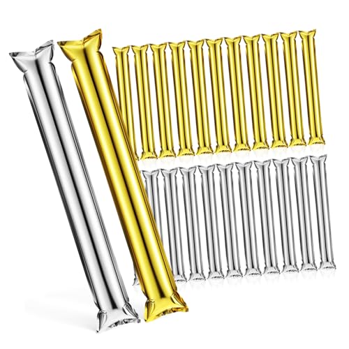 HEALSOPTHY 24 Stück party sachen Konzertzubehör Partyzubehör Aufblasbare Sticks Lufthorn kann Partygebläse Krachmacher Boom sport zubehör Lärmknüppel aufblasbarer Krachmacher Aluminiumfolie HEALSOPTHY 24 Stück party sachen Konzertzubehör Partyzubehör Aufblasbare Sticks Lufthorn kann Partygebläse Krachmacher Boom sport zubehör Lärmknüppel aufblasbarer Krachmacher Aluminiumfolie von HEALSOPTHY