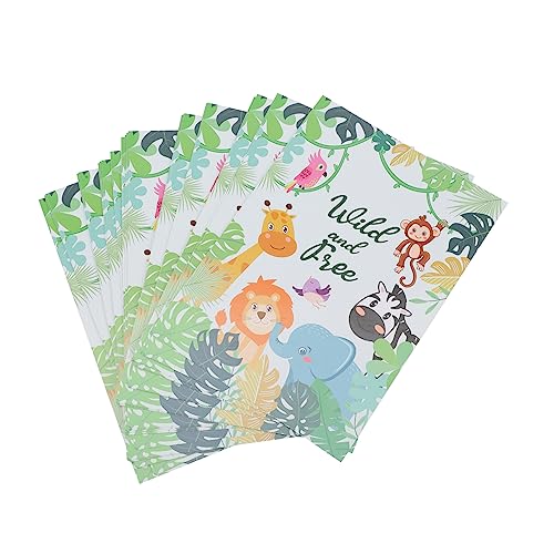 HEALSOPTHY 25 Stück Jungle Tiere Einladungskarten für Kindergeburtstag und Shower Hochwertige Papiereinladungen mit Liebevollem Design für Jungen und Feiern und Dekoration HEALSOPTHY 25 Stück Jungle Tiere Einladungskarten für Kindergeburtstag und Shower Hochwertige Papiereinladungen mit Liebevollem Design für Jungen und Feiern und Dekoration von HEALSOPTHY