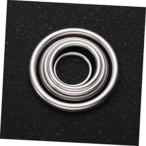 HEALSOPTHY 25 Stück Teiliges Schmuckzubehör Metall Geschlossene Ringe und Schwarz Robuste Legierte DIY Schmuckherstellung Ringe für Ohrringe und Bastelarbeiten von HEALSOPTHY