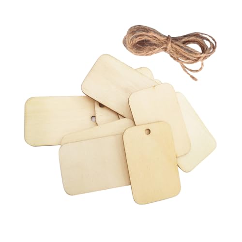 HEALSOPTHY 250 Stück Holzanhänger mit Hanfschnur Natürliche DIY Hängende Holzetiketten Robuste Quadratische Holzscheiben für Bastelverzierungen Hochzeits und Wohnraumdekoration HEALSOPTHY 250 Stück Holzanhänger mit Hanfschnur Natürliche DIY Hängende Holzetiketten Robuste Quadratische Holzscheiben für Bastelverzierungen Hochzeits und Wohnraumdekoration von HEALSOPTHY