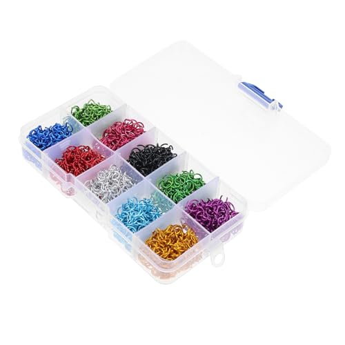 HEALSOPTHY 250 Stück Teiliges Bunte Aluminium sprungringe Robuste Offene Rundringe für Schmuckherstellung Armbänder Selbermachen Handliche Verbindungselemente für DIY basteleien HEALSOPTHY 250 Stück Teiliges Bunte Aluminium sprungringe Robuste Offene Rundringe für Schmuckherstellung Armbänder Selbermachen Handliche Verbindungselemente für DIY basteleien von HEALSOPTHY