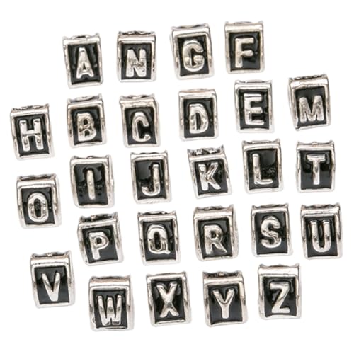HEALSOPTHY 26 Stck Teiliges Metall Dreieck Buchstaben Perlen Vintage Alphabet Schmuckperlen Langlebige Metallbuchstaben für DIY Armbänder und Schmuckherstellung Verschleißfest Vielseitig HEALSOPTHY 26 Stck Teiliges Metall Dreieck Buchstaben Perlen Vintage Alphabet Schmuckperlen Langlebige Metallbuchstaben für DIY Armbänder und Schmuckherstellung Verschleißfest Vielseitig von HEALSOPTHY