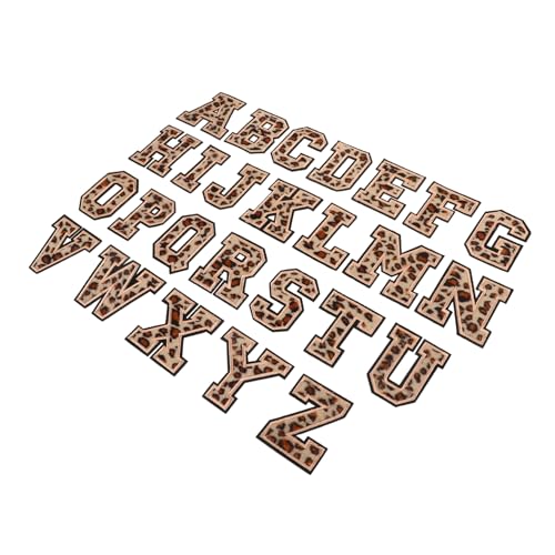 HEALSOPTHY 26 Stück Buntes Teiliges Aufbügelbuchstaben Patches für DIY Kleidung Hochwertige Stoffbuchstaben zum Dekorieren und Reparieren von Kleidung Taschen und von HEALSOPTHY
