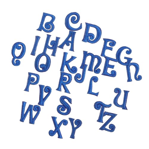 HEALSOPTHY 26 Stück Teiliges Bestickte Buchstaben Flicken zum Aufbügeln und Aufnähen Blaue Alphabet Applikationen für Kleidung DIY Dekoration Starke Haftung für Jeans Taschen und Textilien HEALSOPTHY 26 Stück Teiliges Bestickte Buchstaben Flicken zum Aufbügeln und Aufnähen Blaue Alphabet Applikationen für Kleidung DIY Dekoration Starke Haftung für Jeans Taschen und Textilien von HEALSOPTHY
