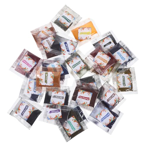 HEALSOPTHY 26 Stück Teiliges DIY Tie Dye Pulver Bunte Pigmentfarben für Textilien Ungiftig Waschbeständig Geeignet für Kreative Stofffärbung für Kleidung und Hüte von HEALSOPTHY