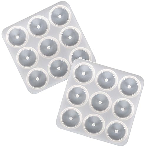 HEALSOPTHY 2Stücke DIY Silikonform für Anhänger Epoxidharz Gießform für Schmuck Einfache Herstellung von Zarten Pendants für Bastelprojekte HEALSOPTHY 2Stücke DIY Silikonform für Anhänger Epoxidharz Gießform für Schmuck Einfache Herstellung von Zarten Pendants für Bastelprojekte von HEALSOPTHY
