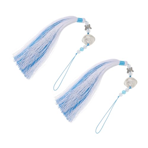 HEALSOPTHY 2Stücke Retro Chinesische Quaste Anhänger Antiker Kostümanhänger für Dekoration für Cosplay und Thematische Partys HEALSOPTHY 2Stücke Retro Chinesische Quaste Anhänger Antiker Kostümanhänger für Dekoration für Cosplay und Thematische Partys von HEALSOPTHY