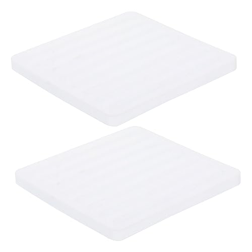 HEALSOPTHY 2Stücke Silikonform für DIY Untersetzerherstellung Handgefertigte Formen für Projekte Leicht zu Reinigen Lagern für Epoxidharz und Designs von HEALSOPTHY