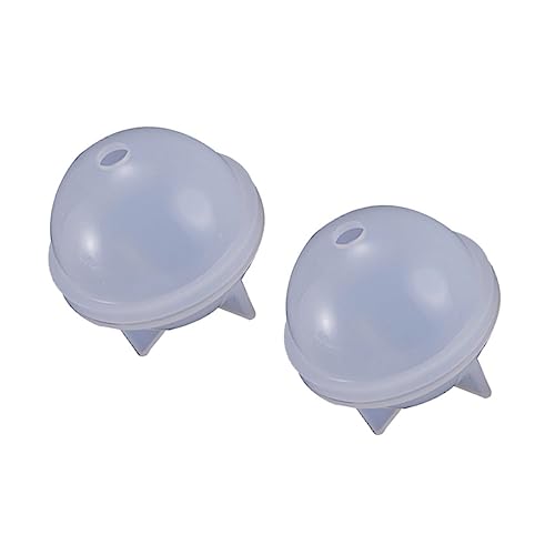 HEALSOPTHY 2Stücke Silikonformen für Epoxidharz Kugeln DIY Kristall Ball Formen Flexible und Leicht zu Reinigende Gießformen für Kuchen Fondant von HEALSOPTHY