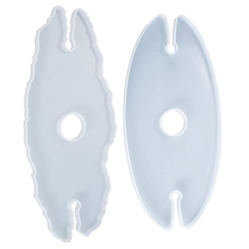 HEALSOPTHY 2Stücke Silikonformen für Weinglas Halter und Tray DIY Epoxidharz Gießform für Handwerksprojekte und Personalisierte Kunstharzform für Einzigartige HEALSOPTHY 2Stücke Silikonformen für Weinglas Halter und Tray DIY Epoxidharz Gießform für Handwerksprojekte und Personalisierte Kunstharzform für Einzigartige von HEALSOPTHY