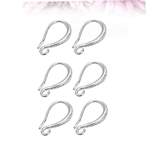 HEALSOPTHY 3 Paar Teiliges DIY Ohrhaken Ohrring Zubehör aus Robustem Metall Filigrane Ohrhaken für Schmuckherstellung in Weißgold für Damen zum Basteln und Tragen bei Alltag und Festen von HEALSOPTHY