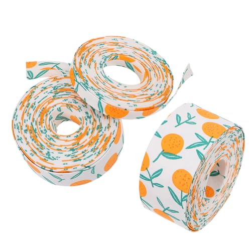 HEALSOPTHY 3 Rollen Geschenkband mit Obstmotiv pro Doppelseitiges DIY Geschenkband für Handgemachte Haarspangen Partydekoration und Vielseitiges Bastelzubehör HEALSOPTHY 3 Rollen Geschenkband mit Obstmotiv pro Doppelseitiges DIY Geschenkband für Handgemachte Haarspangen Partydekoration und Vielseitiges Bastelzubehör von HEALSOPTHY