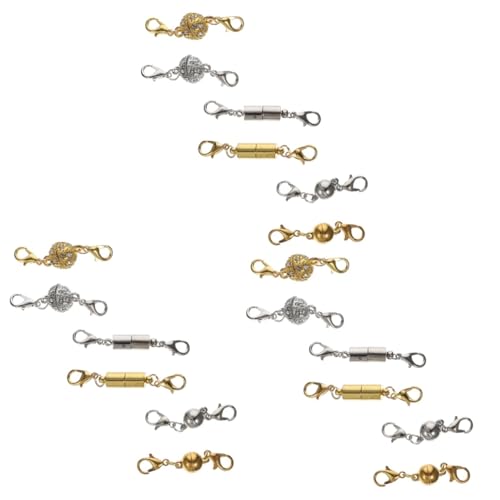 HEALSOPTHY 3 Sätze Magnetische Ketten Und Armbandverschlüsse Magnetverschlüsse Für Schmuckherstellung Einfache Diy Lösungen Für Armbänder 6 Paare * 3 von HEALSOPTHY