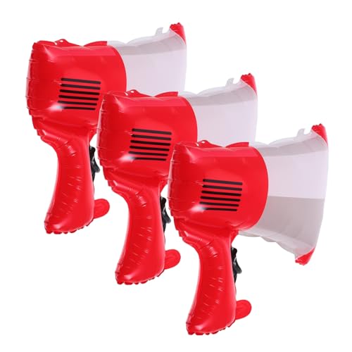 HEALSOPTHY 3 Stück Bullhorn Luftballons Feuerwehr Motto Partydeko Langlebig Reißfest Auffällig für Kindergeburtstag Shower Handheld Ballon HEALSOPTHY 3 Stück Bullhorn Luftballons Feuerwehr Motto Partydeko Langlebig Reißfest Auffällig für Kindergeburtstag Shower Handheld Ballon von HEALSOPTHY