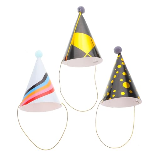 HEALSOPTHY 3 Stück Goldprägung Geburtstagshut Kappe Kinderpartyhüte 1/2 Geburtstagshut Silvesterpartyzubehör Hüte Kindergeburtstagshüte Neujahrs Malhüte Partyhüte Spaßhut Papier HEALSOPTHY 3 Stück Goldprägung Geburtstagshut Kappe Kinderpartyhüte 1/2 Geburtstagshut Silvesterpartyzubehör Hüte Kindergeburtstagshüte Neujahrs Malhüte Partyhüte Spaßhut Papier von HEALSOPTHY
