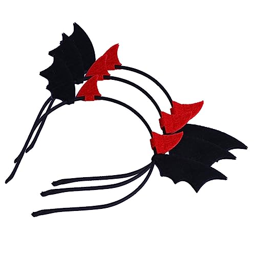 HEALSOPTHY 3 Stück Halloween Haarreif mit Teufelshörnern Kreatives Design Bequem für Erwachsene Perfekter Haarschmuck für Karneval Party und Halloween Festtagsdekoration HEALSOPTHY 3 Stück Halloween Haarreif mit Teufelshörnern Kreatives Design Bequem für Erwachsene Perfekter Haarschmuck für Karneval Party und Halloween Festtagsdekoration von HEALSOPTHY