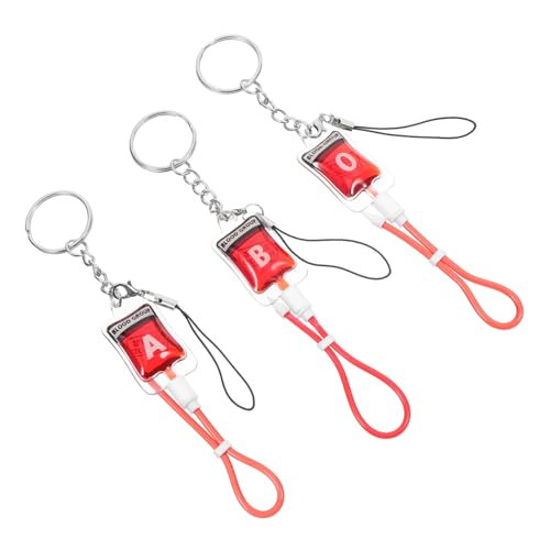HEALSOPTHY 3stücke Schlüsselanhänger Anhänger Hängend Schlüsselanhänger Dekorativ Partygeschenk Rucksack Schlüsselring Dekor Neuheit von HEALSOPTHY