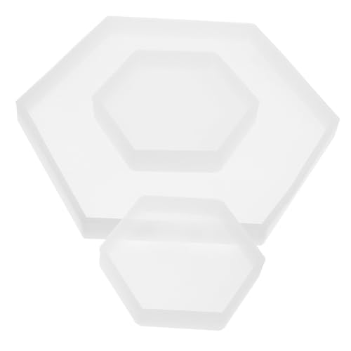 HEALSOPTHY 3 Stück Teiliges Hexagon Silikonform für Epoxidharz Gießen Transparente Flexible DIY Gießform Langlebig Wiederverwendbar Hochglänzend für Schmuckherstellung und Bastelarbeiten HEALSOPTHY 3 Stück Teiliges Hexagon Silikonform für Epoxidharz Gießen Transparente Flexible DIY Gießform Langlebig Wiederverwendbar Hochglänzend für Schmuckherstellung und Bastelarbeiten von HEALSOPTHY