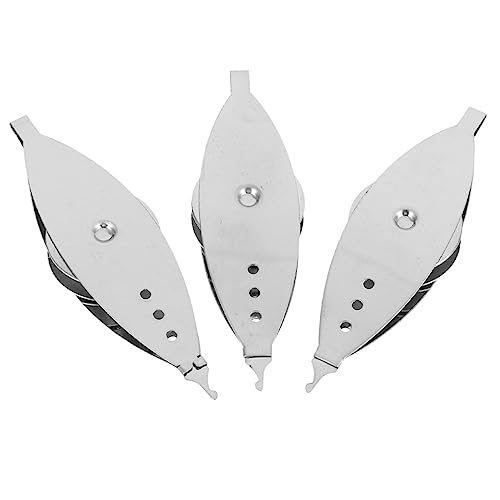 HEALSOPTHY 3 Stück Teiliges Metall Schiffchen Glatte Oberfläche Einfach zu Bedienen Komfortabel für Diy Spitzenherstellung Handarbeiten Vielseitiges Zubehör für Handarbeit und Bastelprojekte von HEALSOPTHY