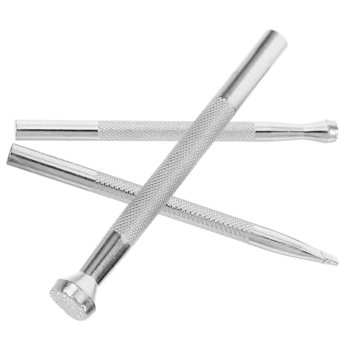 HEALSOPTHY 3 Stück Teiliges Professionelle Metallstempel für Lederhandwerk DIY Präzisionswerkzeug zum Stanzen von Leder Metall für Kreative Lederverarbeitung von HEALSOPTHY