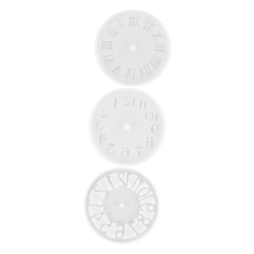 HEALSOPTHY 3 Stück Teiliges Silikon Uhrenformen für DIY Epoxidharz Gießform für Runde Wanduhr Haltbar und Leicht Entformbar für Bastelprojekte und HEALSOPTHY 3 Stück Teiliges Silikon Uhrenformen für DIY Epoxidharz Gießform für Runde Wanduhr Haltbar und Leicht Entformbar für Bastelprojekte und von HEALSOPTHY
