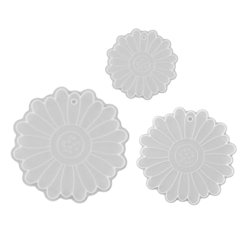 HEALSOPTHY 3 Stück Teiliges Silikonform Untersetzer Gießform für Epoxidharz Kreative Blütenform in Klein Mittel Groß Flexible DIY Form für Sichere und Praktische Bastelprojekte HEALSOPTHY 3 Stück Teiliges Silikonform Untersetzer Gießform für Epoxidharz Kreative Blütenform in Klein Mittel Groß Flexible DIY Form für Sichere und Praktische Bastelprojekte von HEALSOPTHY