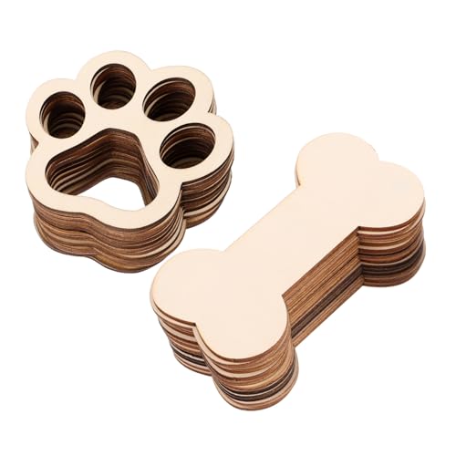 HEALSOPTHY 30 Stück Teiliges Holz-dog-bone Naturbelassene Blanke Holzanhänger zum Bemalen Diy-hängeschilder aus Holz für Haustierpartys Rustikale Dekoration mit Glatter Oberfläche HEALSOPTHY 30 Stück Teiliges Holz-dog-bone Naturbelassene Blanke Holzanhänger zum Bemalen Diy-hängeschilder aus Holz für Haustierpartys Rustikale Dekoration mit Glatter Oberfläche von HEALSOPTHY