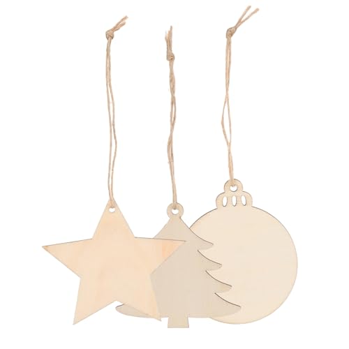 HEALSOPTHY 30 Stück Teiliges Holzanhänger Weihnachtsbaum Sterne und Kugeln Natürliche Holzscheiben Dekoanhänger für Basteln Weihnachtsbaumschmuck DIY Tischdeko und Geschenkanhänger HEALSOPTHY 30 Stück Teiliges Holzanhänger Weihnachtsbaum Sterne und Kugeln Natürliche Holzscheiben Dekoanhänger für Basteln Weihnachtsbaumschmuck DIY Tischdeko und Geschenkanhänger von HEALSOPTHY