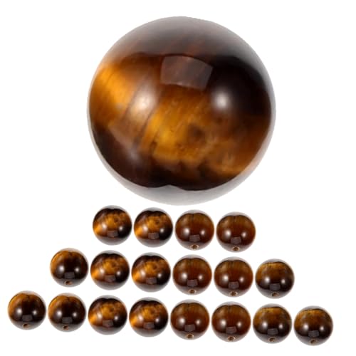HEALSOPTHY 30 Stück Teiliges Tigerauge Natursteinperlen Runde DIY Schmuckperlen mit Glatter Oberfläche Leichte Abstandsperlen für Armbänder und Bastelprojekte für Kreative Handarbeiten HEALSOPTHY 30 Stück Teiliges Tigerauge Natursteinperlen Runde DIY Schmuckperlen mit Glatter Oberfläche Leichte Abstandsperlen für Armbänder und Bastelprojekte für Kreative Handarbeiten von HEALSOPTHY