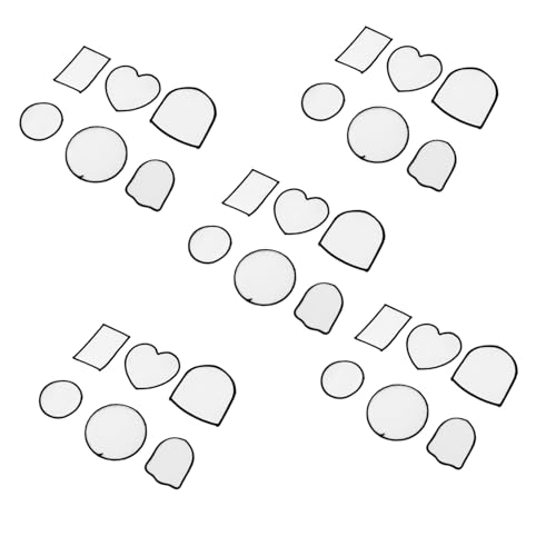 HEALSOPTHY 30 Stück Teiliges Weiße Bügelbilder Patches aus Stoff zum Aufbügeln DIY Blanko Aufnäher für Shirts Kleidung Reparatur und Dekoration HEALSOPTHY 30 Stück Teiliges Weiße Bügelbilder Patches aus Stoff zum Aufbügeln DIY Blanko Aufnäher für Shirts Kleidung Reparatur und Dekoration von HEALSOPTHY