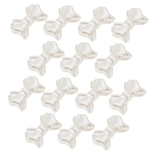HEALSOPTHY 300 Stück Kunststoff Bowknot Spacer Perlen für DIY Schmuck Bastelmaterial für Ohrringe und Anhänger Langlebige Bastelperlen für Armbänder und von HEALSOPTHY