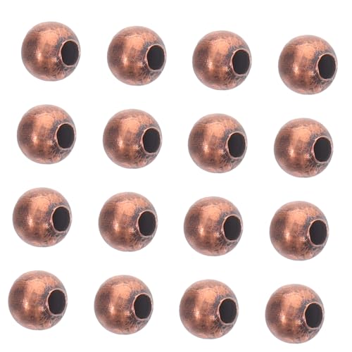 HEALSOPTHY 300 Stück Metall Perlen mit Loch Runde Glatte Spacer Beads aus Eisen Langlebig und Hautfreundlich für DIY Schmuckherstellung Armbänder Halsketten und Ohrringe von HEALSOPTHY